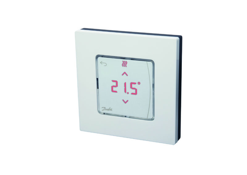 Danfoss Icon2 - 24V - 2-Draads Vloerverwarming Thermostaat met Display - Opbouw