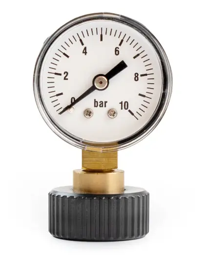 8812053 - Manometer 40mm 0-10 bar – 34” euroconus incl wartel - 1