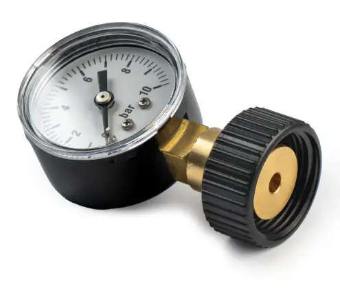 8812053 - Manometer 40mm 0-10 bar – 34” euroconus incl wartel - 2