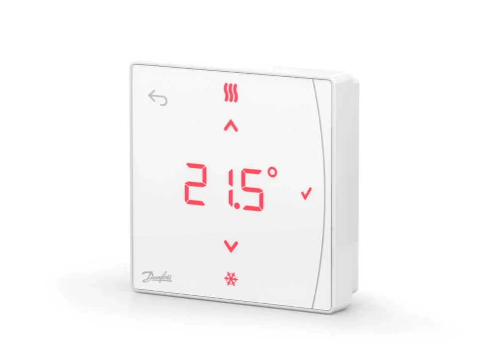Danfoss Icon2 Display vloerverwarming thermostaat voorkant