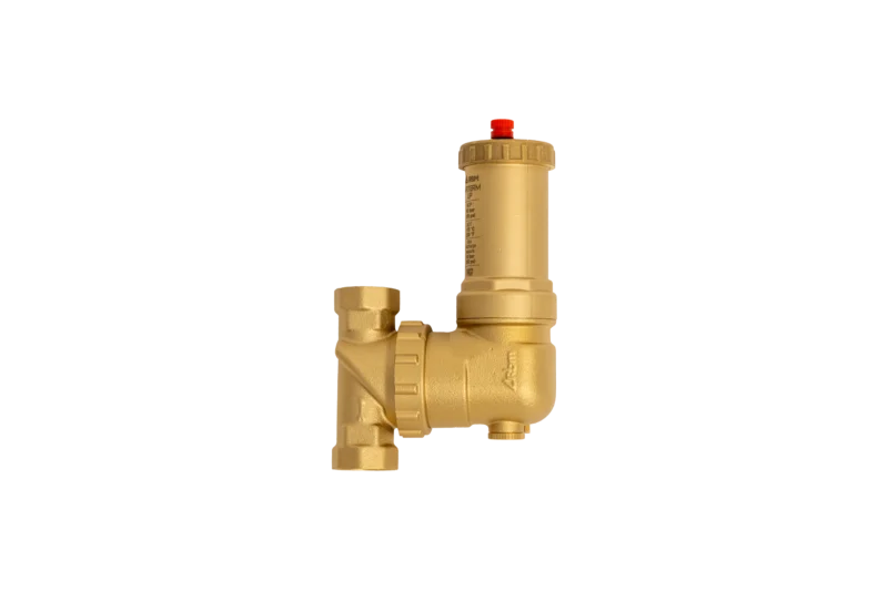 Luchtafscheider vloerverwarming - zijkant