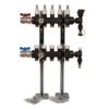 Standconsole set vloerverwarming verdeler - verdeler gemonteerd