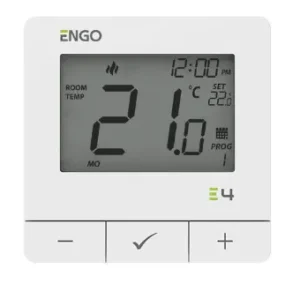 ENGO E4-W – Slimme verwarmenkoelen thermostaat, 230V,Wit