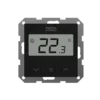 Tech regeling vloerverwarming - kamerthermostaat - EU-F-8z - zwart - voorkant