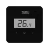 Tech regeling vloerverwarming - kamerthermostaat - EU-R-12b Zwart - voorkant