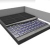 Opbouw tackerplaat vloerverwarming