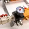 Kunststof vloerverwarming verdeler zonder pomp (KZP) - close up