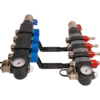 Screw & Lock kunststof vloerverwarming verdeler - zijkant