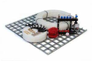 Vloerverwarming set draadstaal systeem